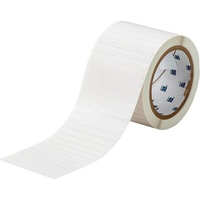 Brady, Etiketten, THT-16-719-2.5, Spannungsableitendes Polyimid, Weiss, matt, 76.20 x 6.35 mm, permanent (2500 Brady, Etiketten, THT-16-719-2.5, Spannungsableitendes Polyimid, Weiss, matt, 76.20 x 6.35 mm, permanent (2500