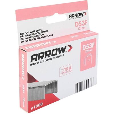 Arrow, Büroklammer, 395386 Flachdrahtklammern 1000 St. (1000x) Arrow, Büroklammer, 395386 Flachdrahtklammern 1000 St. (1000x)