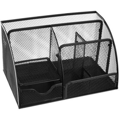 PRO-mounts, Schreibtisch Accessoire, Rašomasis stalas - 6 skyriai - juodas PRO-mounts, Schreibtisch Accessoire, Rašomasis stalas - 6 skyriai - juodas