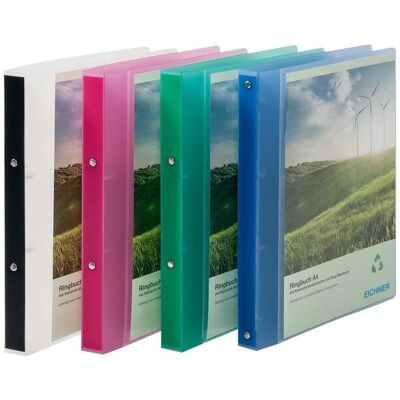 Eichner, Ordner, Präsentationsringbuch 4-Ringe grün-transparent 2,5 cm DIN A4 (A4, 25 mm, 1 Stk.) Eichner, Ordner, Präsentationsringbuch 4-Ringe grün-transparent 2,5 cm DIN A4 (A4, 25 mm, 1 Stk.)