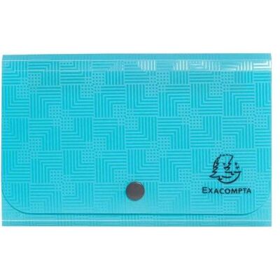Exacompta, Mappe, Kleine Fächermappe 11x18 cm, 6 Fächer aus Recycling-PP, Kollektion Pop'N Co (A6) Exacompta, Mappe, Kleine Fächermappe 11x18 cm, 6 Fächer aus Recycling-PP, Kollektion Pop'N Co (A6)