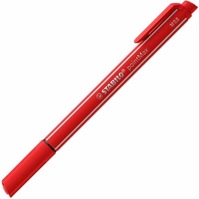 STABILO, Schreibstifte, Filzschreiber - pointMax - 10er Pack - karmin (10x) STABILO, Schreibstifte, Filzschreiber - pointMax - 10er Pack - karmin (10x)