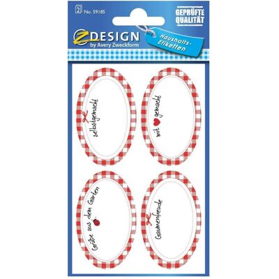 Z-Design, Etiketten, Haushalts-Etiketten Z-Design, Etiketten, Haushalts-Etiketten