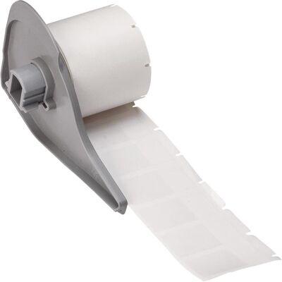 Brady, Etikettenrolle, M7-30-427, selbstlaminierendes Vinyl, Weiss/Transparent, matt, 19.05 x 12.70(38.10) mm, für (19.05 mm) Brady, Etikettenrolle, M7-30-427, selbstlaminierendes Vinyl, Weiss/Transparent, matt, 19.05 x 12.70(38.10) mm, für (19.05 mm)