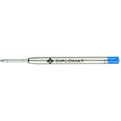 Diplomat, Ersatzpatronen + Tintenfass, Kugelschreibermine G2-Format B blau (Blau, 1 mm, 1 Stk.) Diplomat, Ersatzpatronen + Tintenfass, Kugelschreibermine G2-Format B blau (Blau, 1 mm, 1 Stk.)