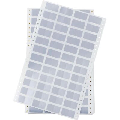 Brady, Etiketten, DAT-48-969-10, metallisierter Polyester, Silber, matt, 38,1 x 19,05mm, permanent, 4-bahnig Brady, Etiketten, DAT-48-969-10, metallisierter Polyester, Silber, matt, 38,1 x 19,05mm, permanent, 4-bahnig