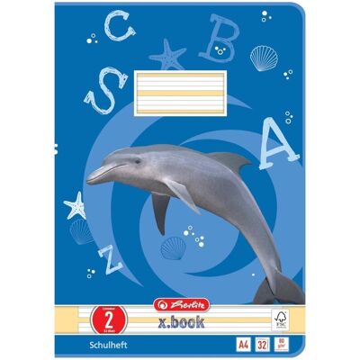 Herlitz, Heft + Block, Schulheft x.book, DIN A4, Lineatur 2 / liniert (A4, Liniert, Kein Einband) Herlitz, Heft + Block, Schulheft x.book, DIN A4, Lineatur 2 / liniert (A4, Liniert, Kein Einband)