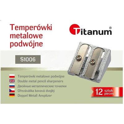 Titanum, Spitzer, Doppelter Metallspitzer (12 Stück) Titanum, Spitzer, Doppelter Metallspitzer (12 Stück)