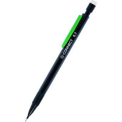 Q-Connect, Bleistift, Druckbleistift 0,7 mm, schwarz, GRATIS - Mine (0.70 mm) Q-Connect, Bleistift, Druckbleistift 0,7 mm, schwarz, GRATIS - Mine (0.70 mm)
