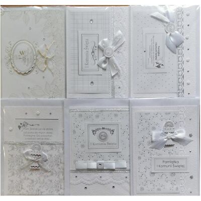 Panorama, Grusskarte + Briefpapier, Handgemachte Kommunionskarte C5 + Umschlag (1 Stk.) Panorama, Grusskarte + Briefpapier, Handgemachte Kommunionskarte C5 + Umschlag (1 Stk.)