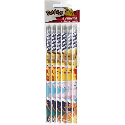 CyP Brands, Bleistift, Pokemon set 6 pencils (HB, 6x) CyP Brands, Bleistift, Pokemon set 6 pencils (HB, 6x)