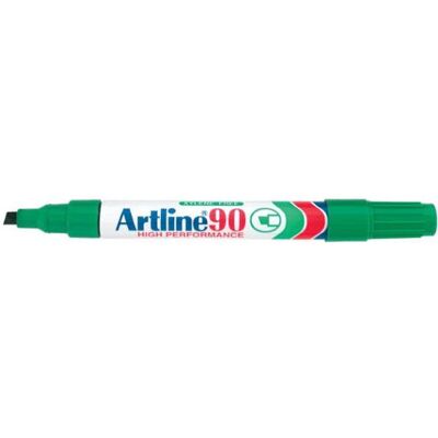 Shachihata, Marker, Artline 90N Permanentmarker Mittel Keilspitze 2,5 - 5,00 mm Grün Refillable (12x) Shachihata, Marker, Artline 90N Permanentmarker Mittel Keilspitze 2,5 - 5,00 mm Grün Refillable (12x)