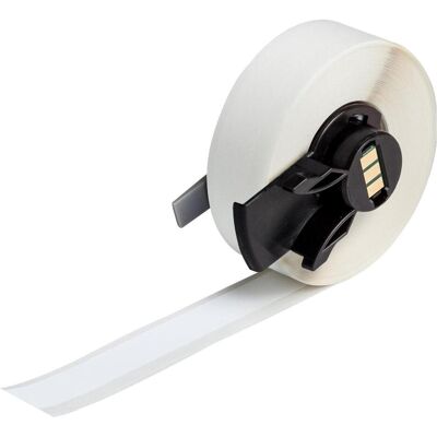 Brady, Etikettenrolle, M6C-500-489, Polyester, Weiss, matt, 12.70 mm x 15.24 m, extra stark haftend, Endlos (12.70 mm) Brady, Etikettenrolle, M6C-500-489, Polyester, Weiss, matt, 12.70 mm x 15.24 m, extra stark haftend, Endlos (12.70 mm)
