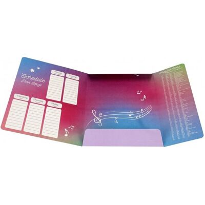 Teka, Mappe, A4-Notenmappe mit Gummiband (A4, 1x) Teka, Mappe, A4-Notenmappe mit Gummiband (A4, 1x)