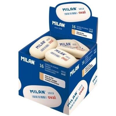 Milan, Korrekturmittel, Ovaler synthetischer Gummi weiss (16 Stück) Milan, Korrekturmittel, Ovaler synthetischer Gummi weiss (16 Stück)