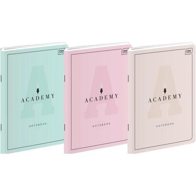 Interdruk, Heft + Block, Notizbuch A4/60K kariert Academy Pastel (5 Stück) (A4, Kariert) Interdruk, Heft + Block, Notizbuch A4/60K kariert Academy Pastel (5 Stück) (A4, Kariert)