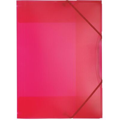 Folia, Mappe, Gummizugmappe A3 transp. rot (A3, 1x) Folia, Mappe, Gummizugmappe A3 transp. rot (A3, 1x)