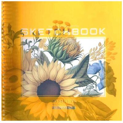 NoName, Heft + Block, Skizzenbuch 200x200/40K glatte Sonnenblumen FRISCH (Blanko) NoName, Heft + Block, Skizzenbuch 200x200/40K glatte Sonnenblumen FRISCH (Blanko)