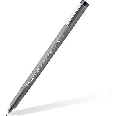 Staedtler Schreibstifte, pigment liner 308 Fineliner, Einzelprodukt, blau, ca. 0,5 mm (1x) Staedtler Schreibstifte, pigment liner 308 Fineliner, Einzelprodukt, blau, ca. 0,5 mm (1x)