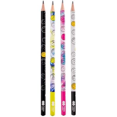 GDD, Bleistift, Dreieckiger Bleistift 2B Smile (24 Stück) HAPPY COLOR (2B, 24x) GDD, Bleistift, Dreieckiger Bleistift 2B Smile (24 Stück) HAPPY COLOR (2B, 24x)