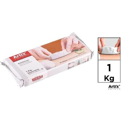Artix, Modelliermasse, Modelliermasse 1kg weiss Artix, Modelliermasse, Modelliermasse 1kg weiss