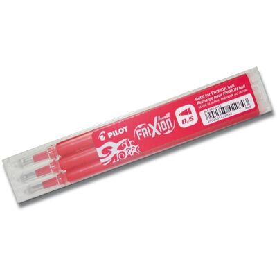 Pilot, Ersatzpatronen + Tintenfass, FriXion Refill Set à 3 (Rot, 0.25 mm, 3 Stk.) Pilot, Ersatzpatronen + Tintenfass, FriXion Refill Set à 3 (Rot, 0.25 mm, 3 Stk.)
