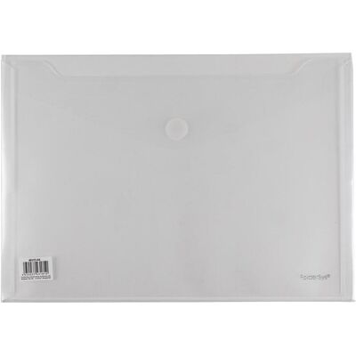 Foldersys, Mappe, Doppel-Sichttasche A4 2 Fächer Klappe transparent klar (A4) Foldersys, Mappe, Doppel-Sichttasche A4 2 Fächer Klappe transparent klar (A4)