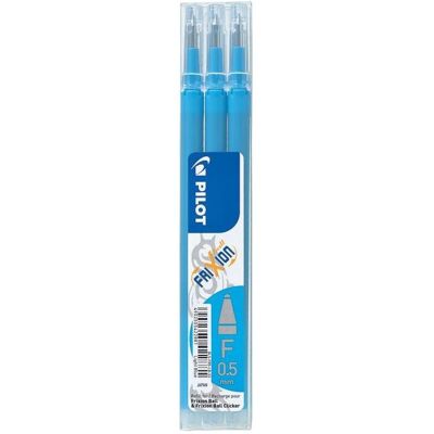 Pilot, Ersatzpatronen + Tintenfass, Frixion Ball Mine 0,3mm (Hellblau, 0.30 mm, 3 Stk.) Pilot, Ersatzpatronen + Tintenfass, Frixion Ball Mine 0,3mm (Hellblau, 0.30 mm, 3 Stk.)