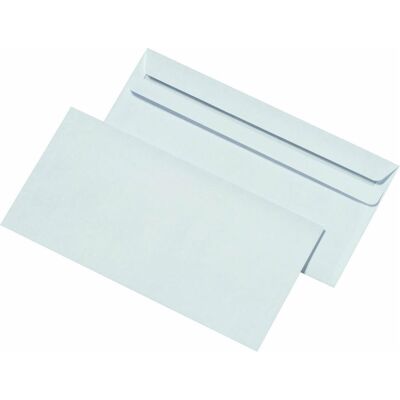 Mailmedia DIN Lang Umschlag - Selbstklebend, 75 g/m², Weiß - Umschlag Mailmedia DIN Lang Umschlag - Selbstklebend, 75 g/m², Weiß - Umschlag