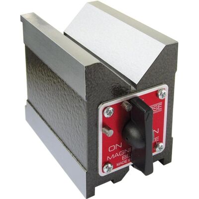 Magni, Magnet, Eclipse Magnetics magnetisch V BLOCK, 4" Length x 2-3/4" Width x 3-3/4" Height, 2 Magni, Magnet, Eclipse Magnetics magnetisch V BLOCK, 4" Length x 2-3/4" Width x 3-3/4" Height, 2