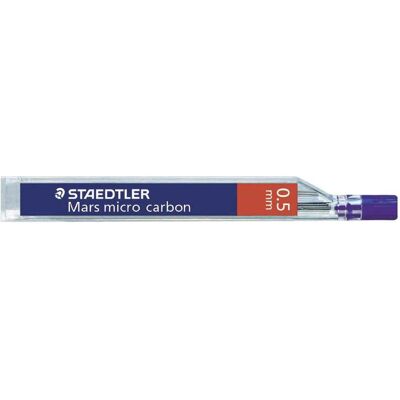 Staedtler Bleistiftminen, Feinmine Mars micro B 12St (12 Stk., 0.50 mm, B) Staedtler Bleistiftminen, Feinmine Mars micro B 12St (12 Stk., 0.50 mm, B)