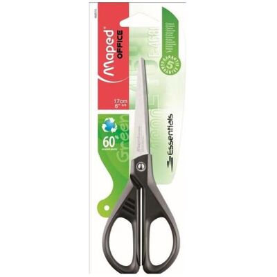 Maped, Schere, Schere Essentials Green, rund, L„nge: 170 mm (17 cm) Maped, Schere, Schere Essentials Green, rund, L„nge: 170 mm (17 cm)