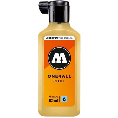 Molotow, Ersatzpatronen + Tintenfass, Nachfülltinte One4All für Permanentmarker 180ml vanille pastell (Beige, 180 ml) Molotow, Ersatzpatronen + Tintenfass, Nachfülltinte One4All für Permanentmarker 180ml vanille pastell (Beige, 180 ml)