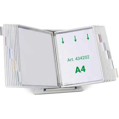 Tarifold, Informationsschild, Sichttafelsystem 434202 DIN A4 weiss mit 20 St. Sichttafeln Tarifold, Informationsschild, Sichttafelsystem 434202 DIN A4 weiss mit 20 St. Sichttafeln