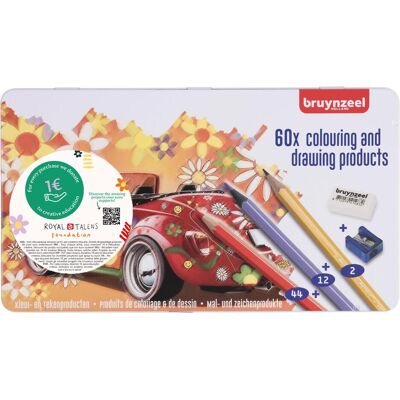 Bruynzeel, Malstifte, Käferdose (66x) Bruynzeel, Malstifte, Käferdose (66x)