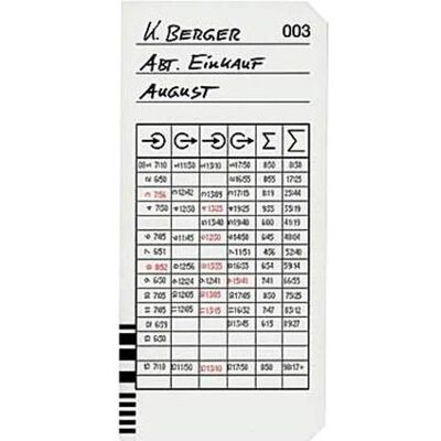 Bürk, Stempel, Stempelkarten Bürk, Stempel, Stempelkarten