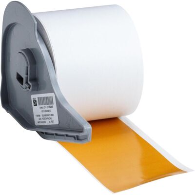 Brady, Etikettenrolle, M7C-2000-595-OC, Vinylband, Ocker, glänzend, 50.80 mm x 15.24 m, permanent, endlos (50.80 mm) Brady, Etikettenrolle, M7C-2000-595-OC, Vinylband, Ocker, glänzend, 50.80 mm x 15.24 m, permanent, endlos (50.80 mm)