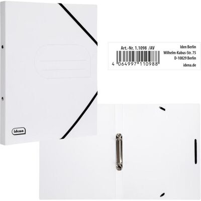 Idena, Ordner, Eco Ringbuch A4 2 Ringe weiss FSC-Mix Eco (A4, 20 mm, 1 Stk.) Idena, Ordner, Eco Ringbuch A4 2 Ringe weiss FSC-Mix Eco (A4, 20 mm, 1 Stk.)