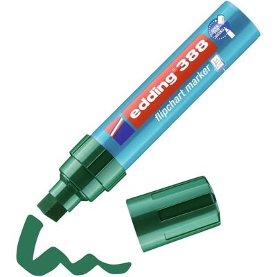 Edding, Marker, Flipchartmarker 388, Einw., Ksp., 4-12mm, Schreibf.: grün 1 Stück (1x) Edding, Marker, Flipchartmarker 388, Einw., Ksp., 4-12mm, Schreibf.: grün 1 Stück (1x)