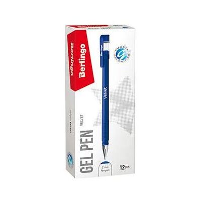 Berlingo, Malstifte, liner Velvet, blau, 12stk, 0.5mm (12x) Berlingo, Malstifte, liner Velvet, blau, 12stk, 0.5mm (12x)