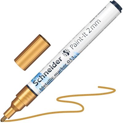 Schneider, Marker, Paint-It 011 Metallic-Marker, 2 mm, Metallic-Silber (1x) Schneider, Marker, Paint-It 011 Metallic-Marker, 2 mm, Metallic-Silber (1x)