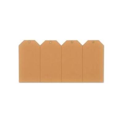 Rillprint, Etiketten, Warenanhänger, 25 x 50 mm, kraft braun aus Kraftkarton 200 g/qm, zur Handbeschriftung Rillprint, Etiketten, Warenanhänger, 25 x 50 mm, kraft braun aus Kraftkarton 200 g/qm, zur Handbeschriftung