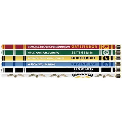 Half Moon Bay, Bleistift, Harry Potter: Hogwarts House Pride Set of 6 Pencils (6x) Half Moon Bay, Bleistift, Harry Potter: Hogwarts House Pride Set of 6 Pencils (6x)