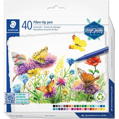 Staedtler Malstifte, Fasermaler "Triplus color", 40 Stück (40x) Staedtler Malstifte, Fasermaler "Triplus color", 40 Stück (40x)