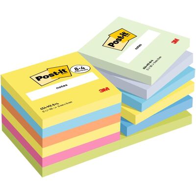 Post-it, Haftnotiz, Haftnotzien Energetic (76 x 76 mm) Post-it, Haftnotiz, Haftnotzien Energetic (76 x 76 mm)