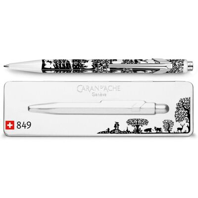 Caran d'Ache, Schreibstifte, 849 Scherenschnitt mit Etui (1x) Caran d'Ache, Schreibstifte, 849 Scherenschnitt mit Etui (1x)
