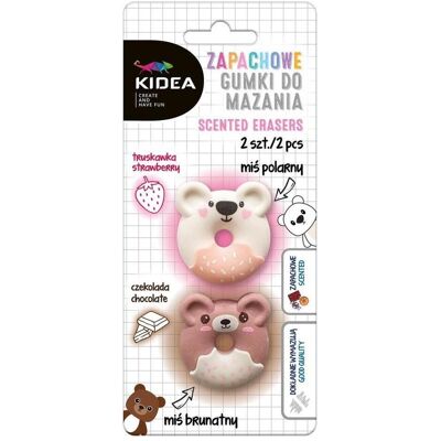 Derform, Korrekturmittel, Teddybären duftende Radiergummis 2 Stück KIDEA Derform, Korrekturmittel, Teddybären duftende Radiergummis 2 Stück KIDEA