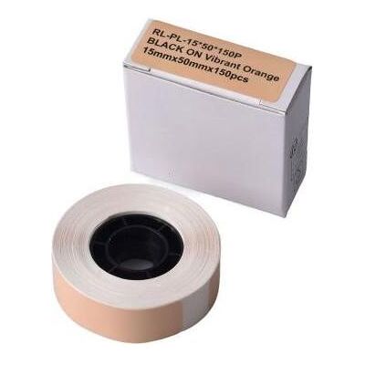 G&G, Etikettenrolle, Etikettenrolle (150 Einzeletiketten 15 x 50mm) Orange G&G, Etikettenrolle, Etikettenrolle (150 Einzeletiketten 15 x 50mm) Orange