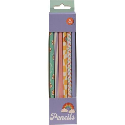 Bleistift, Graue HB-Bleistifte Print, 6 Stk. (HB, 6x) Bleistift, Graue HB-Bleistifte Print, 6 Stk. (HB, 6x)