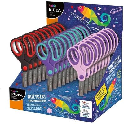 Derform, Schere, Ergonomische Schere A (24 Stück) KIDEA Derform, Schere, Ergonomische Schere A (24 Stück) KIDEA